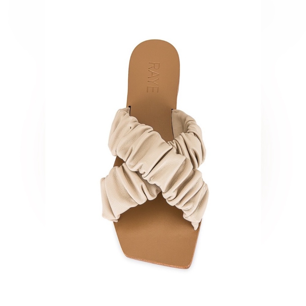 RAYE Moira sandal in bone white
